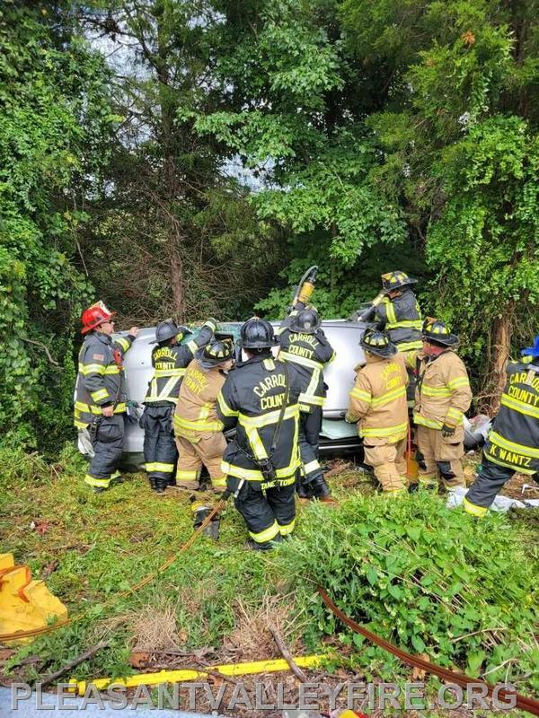 9/10/2022 MVC with rescue on route 140 near Tyrone Rd