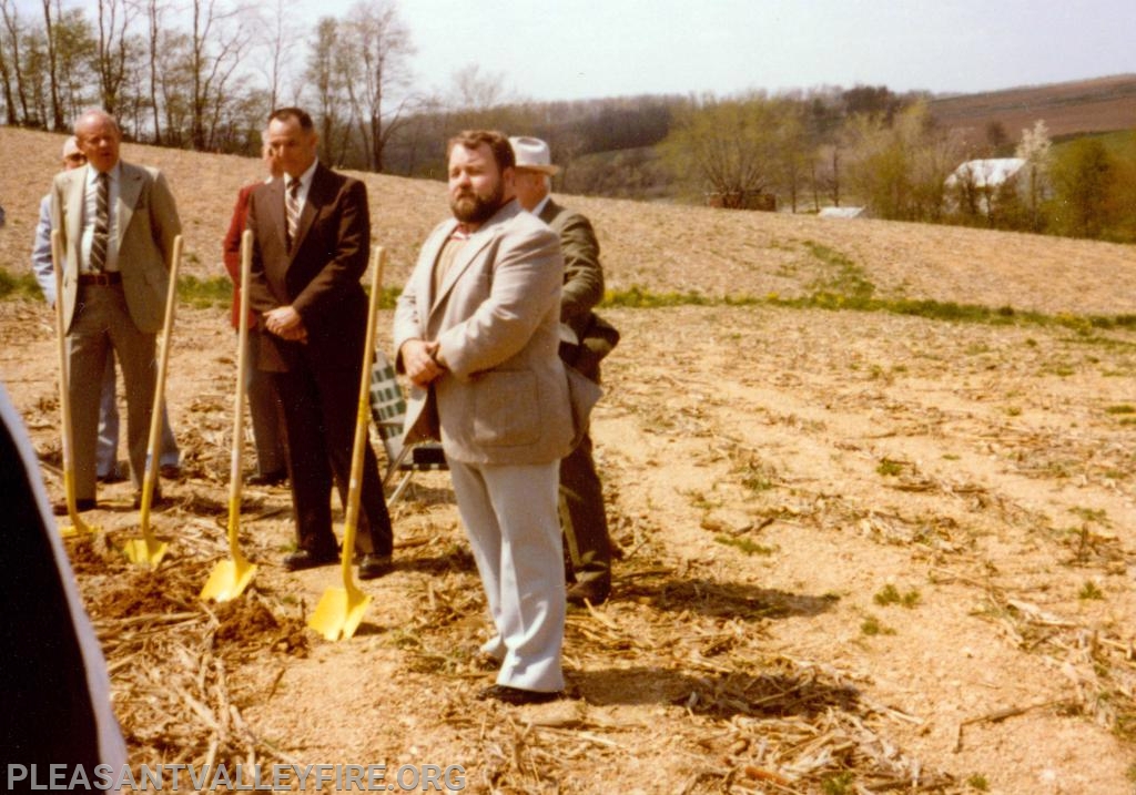 Louis B. Scharon, Charles Miller,
                Rev. Charles Stanfield